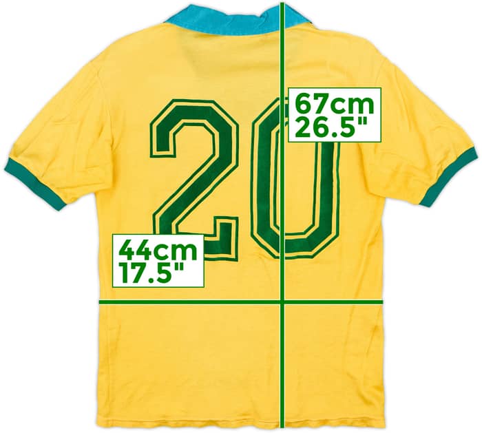 1985-88 Brazil Home Shirt #20 - 5/10 - (M)