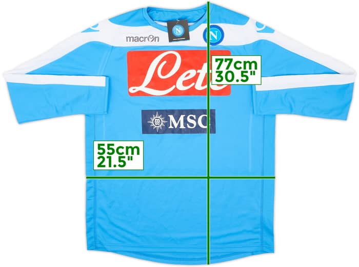 2012-13 Napoli Macron Training L/S Shirt (L)