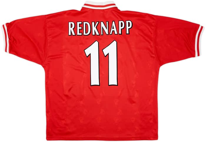 1996-98 Liverpool Home Shirt Redknapp #11 - 6/10 - (XL)