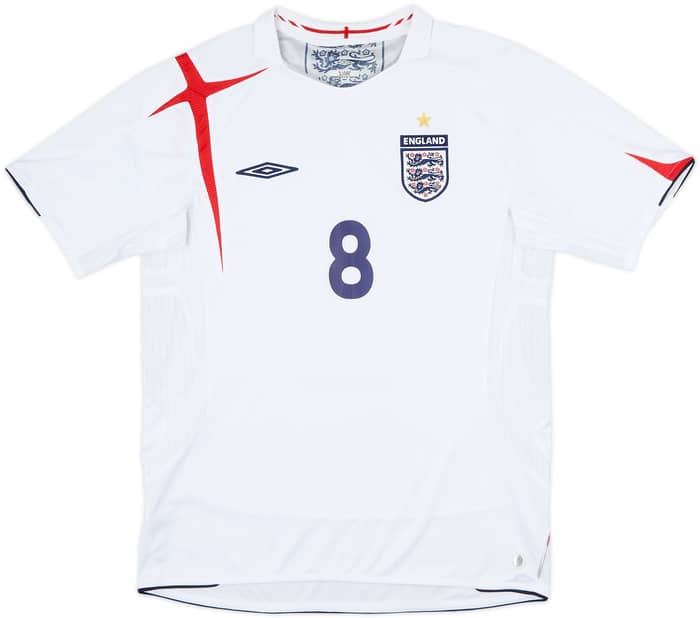 2005-07 England Home Shirt Lampard #8 - 6/10 - (M)