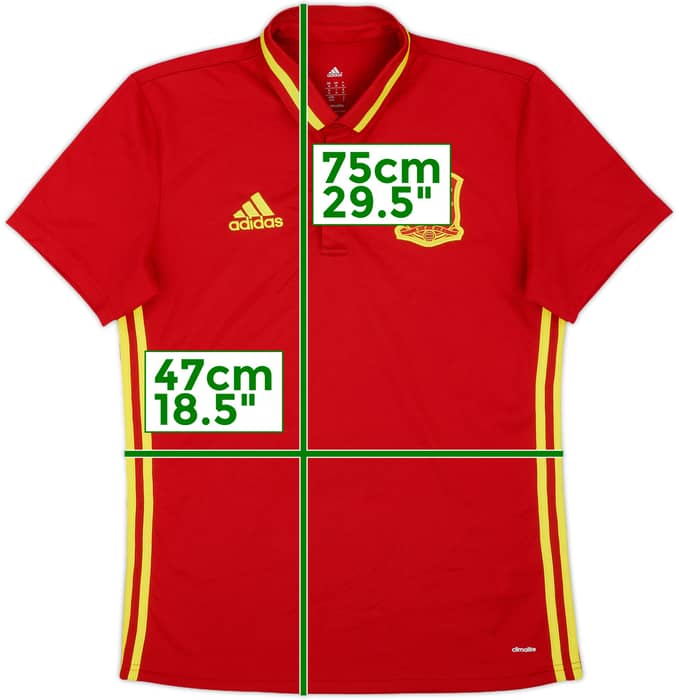 2016-17 Spain adidas Polo Shirt - 9/10 - (M)