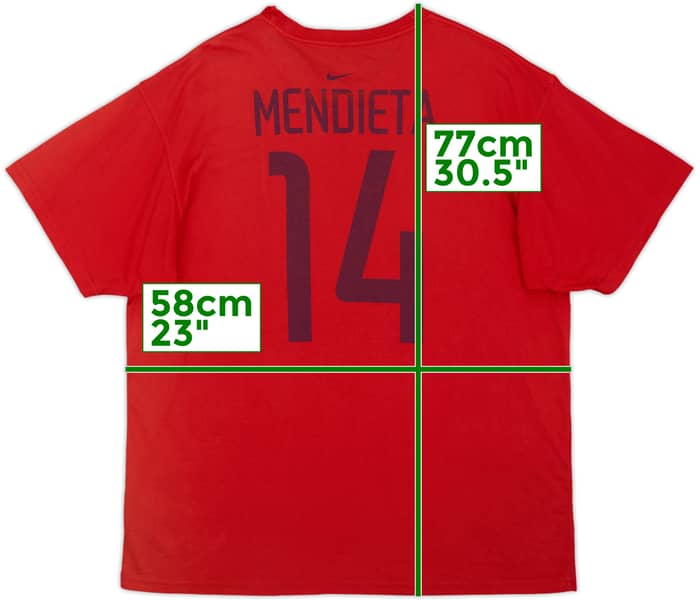 2002-04 Spain Nike 'Mendieta #14' Graphic Tee - 6/10 - (XL)