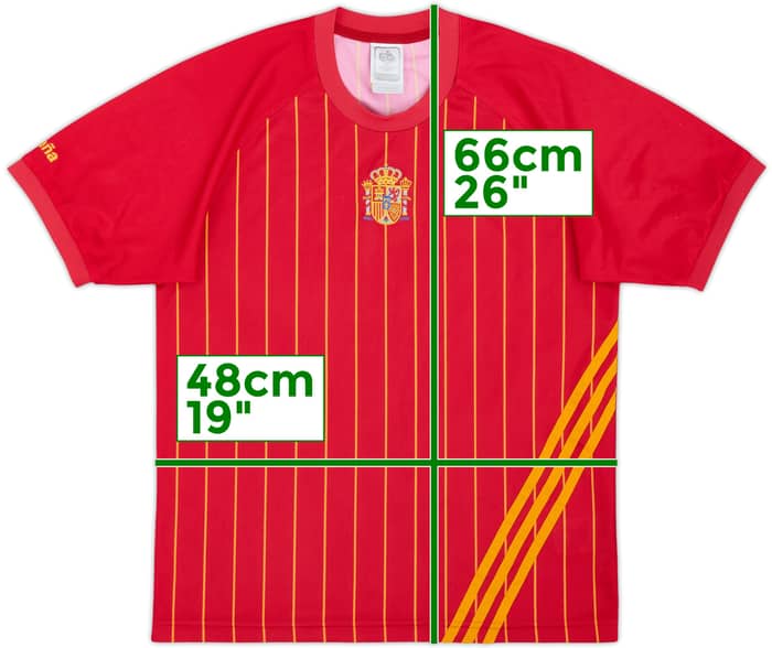 2006 Spain 'FIFA World Cup' adidas Fan Tee - 8/10 - (S)