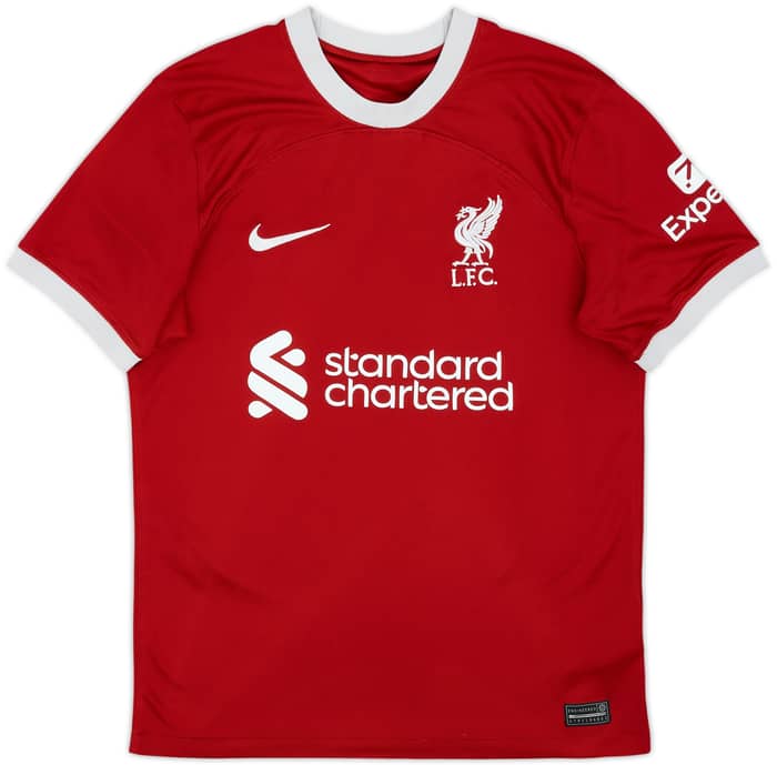 2023-24 Liverpool Home Shirt Virgil #4 - 5/10 - (S)
