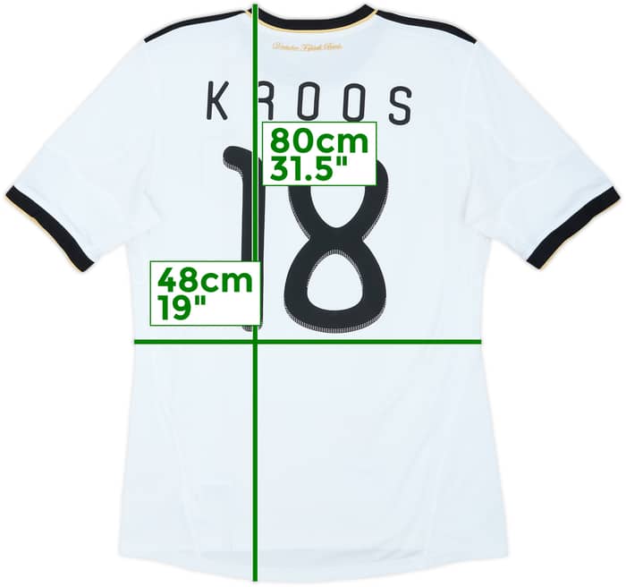 2010-11 Germany Home Shirt Kroos #18 - 6/10 - (M)