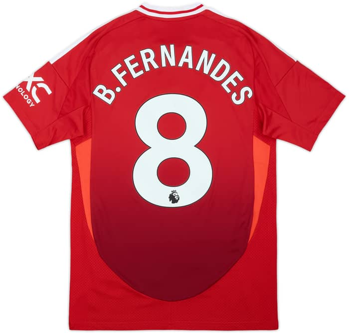 2024-25 Manchester United Home Shirt B.Fernandes #8 - 10/10 - (S)