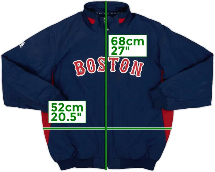 2008 Boston Red Sox Majestic Authentic Dugout Jacket - 5/10 - (L.Boys)