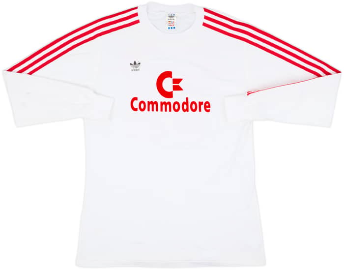 1984-89 Bayern Munich Away L/S Shirt #10 - 8/10 - (L)