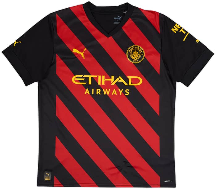 2022-23 Manchester City Away Shirt De Bruyne #17 - 8/10 - (L)
