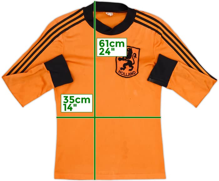 1978-80 Netherlands Home Shirt - 4/10 - (XS)