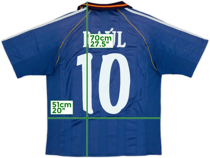 1999-00 España Camiseta Visitante Raul #10 - 5/10 - (M)