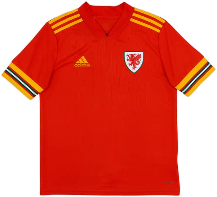 2020-21 Wales Home Shirt - 10/10 - (L.Boys)