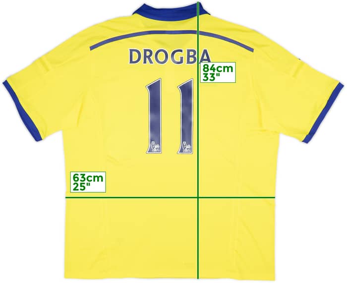 2014-15 Chelsea Away Shirt Drogba #11 (XXL)