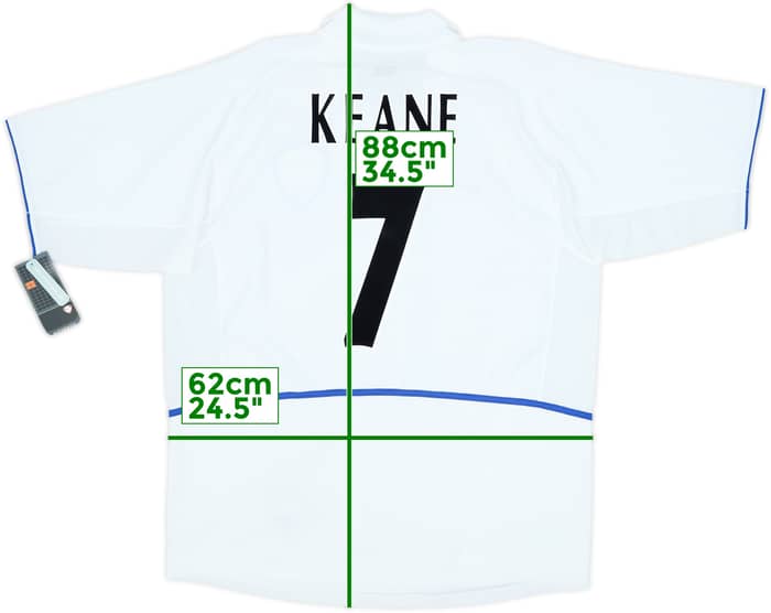 2002-03 Leeds United Home Shirt Keane #7 (XL)