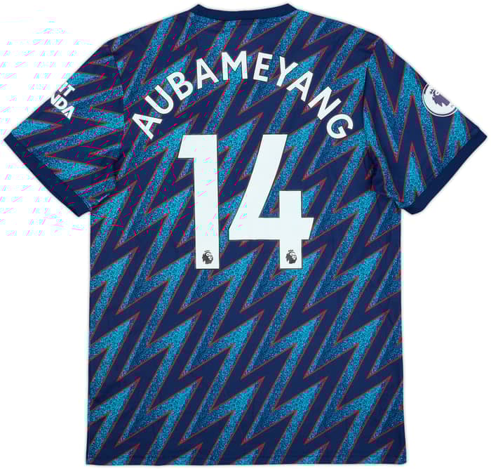 2021-22 Arsenal Third Shirt Aubameyang #14 (M)