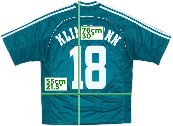 1998-00 Germany Away Shirt Klinsmann #18 (M)