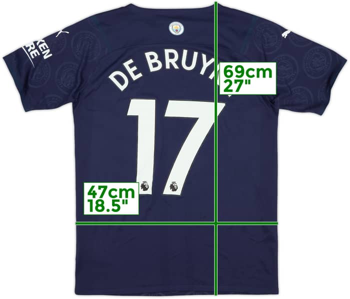 2021-22 Manchester City Authentic Third Shirt De Bruyne #17 (M)