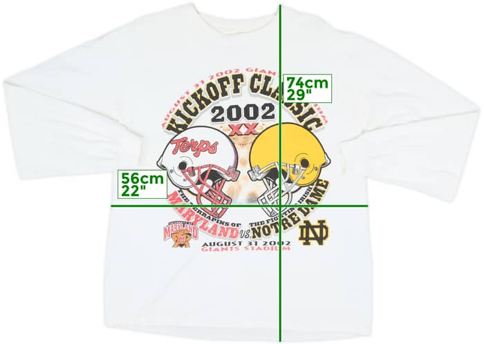 2002 Kickoff Classic Graphic L/S Tee - 7/10 - (XL)