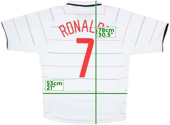 2003-05 Manchester United Third Shirt Ronaldo #7 - 8/10 - (L)