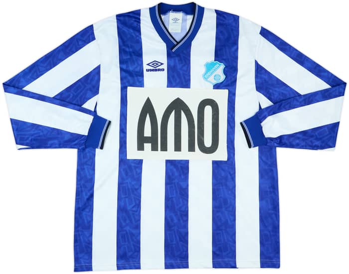 1993-94 FC Eindhoven Match Issue Home L/S Shirt #10