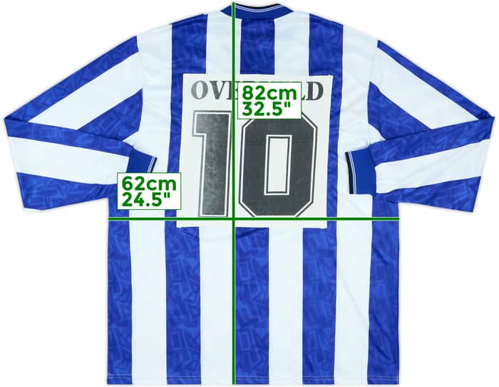 1993-94 FC Eindhoven Match Issue Home L/S Shirt #10