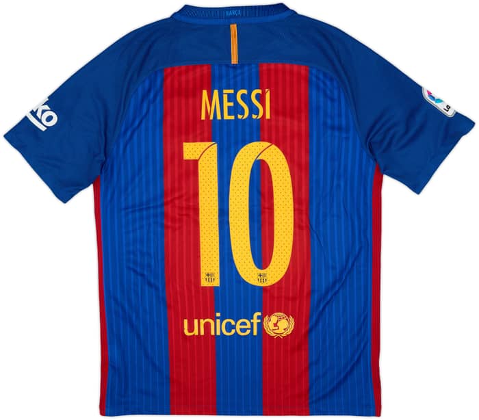 2016-17 Barcelona Home Shirt Messi #10 - 8/10 - (M)