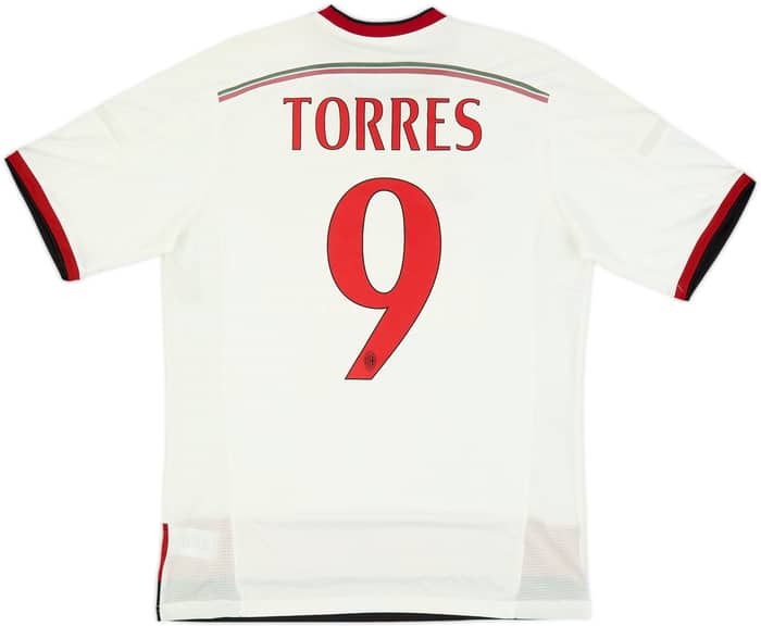 2014-15 AC Milan Away Shirt Torres #9 - 6/10 - (L)