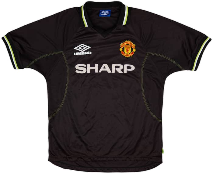 1998-99 Manchester United Third Shirt Beckham #7 - 8/10 - (L)