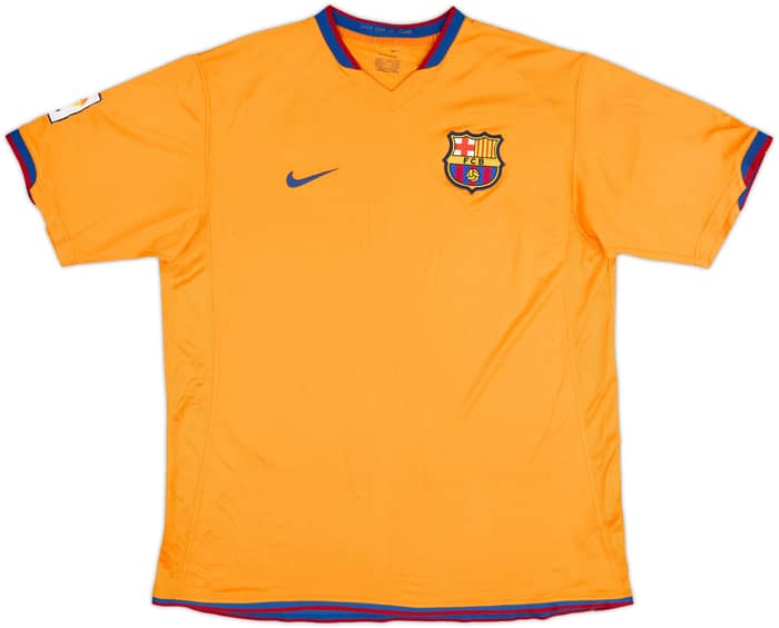 2006-08 Barcelona Away Shirt Ronaldinho #10 - 7/10 - (L)