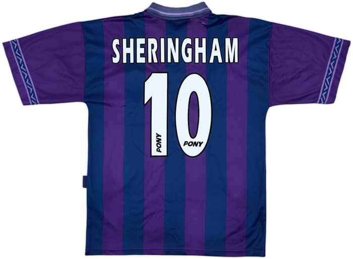 1995-97 Tottenham Away Shirt Sheringham #10 - 6/10 - (L)