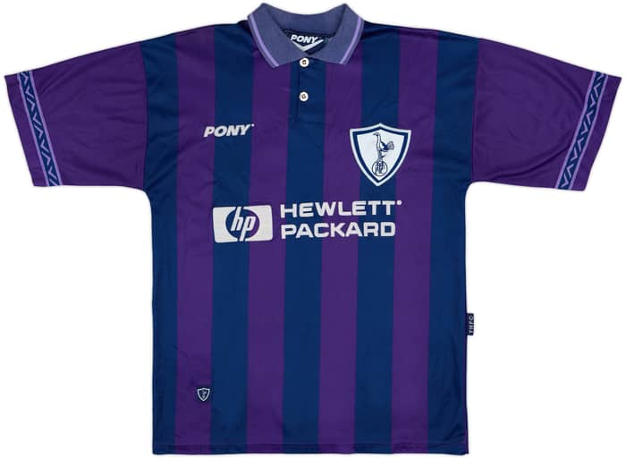 1995-97 Tottenham Away Shirt Sheringham #10 - 6/10 - (L)