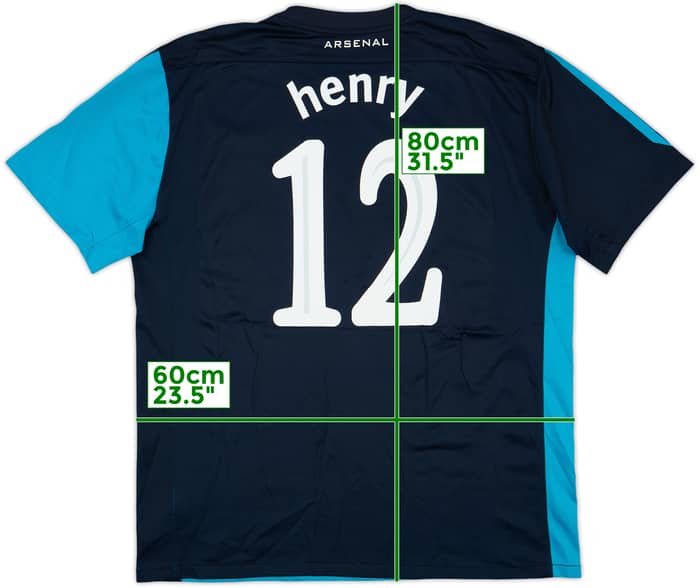 2011-12 Arsenal Away Shirt Henry #12 - 5/10 - (XL)