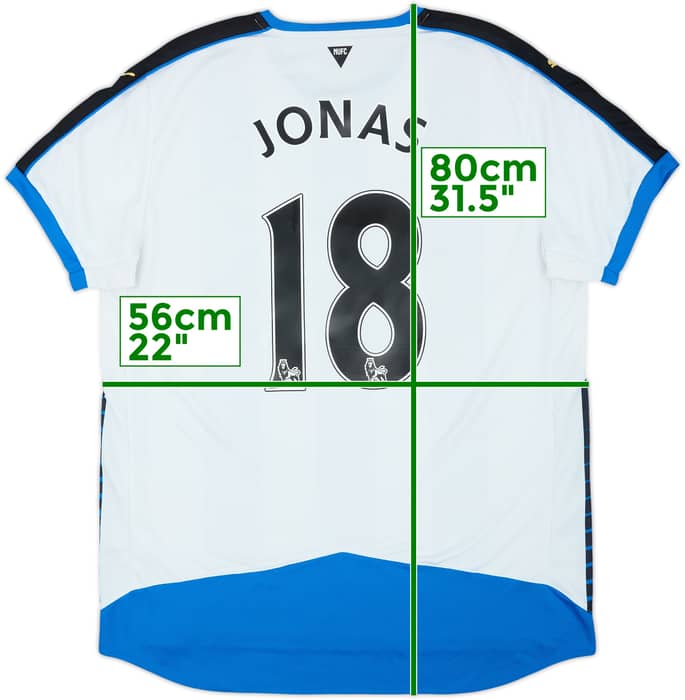 2015-16 Newcastle Home Shirt Jonas #18 - 6/10 - (XL)