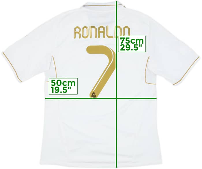 2011-12 Real Madrid Home Shirt Ronaldo #7 - 6/10 - (L)