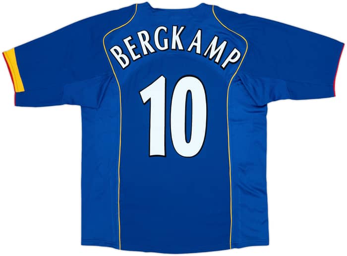 2004-06 Arsenal Away Shirt Bergkamp #10 - 8/10 - (L)