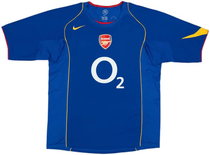 2004-06 Arsenal Away Shirt Bergkamp #10 - 8/10 - (L)