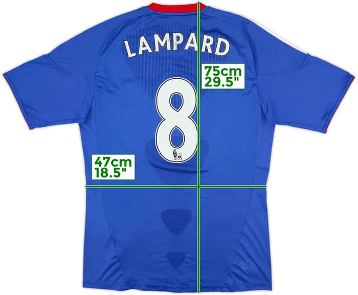 2010-11 Chelsea Home Shirt Lampard #8 - 5/10 - (M)