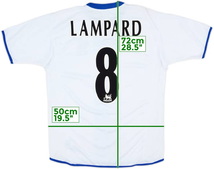 2003-05 Chelsea Away Shirt Lampard #8 - 6/10 - (M)