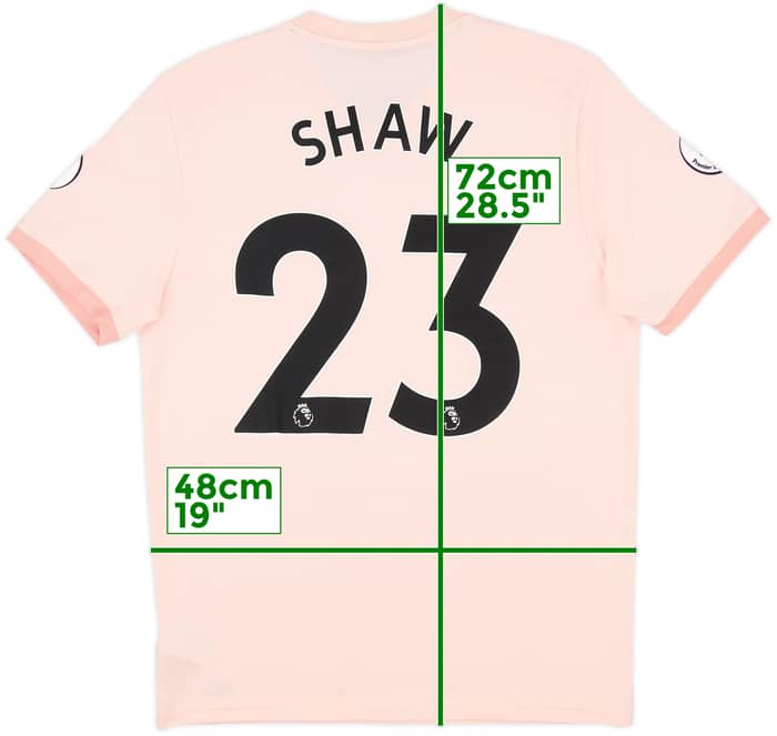 2018-19 Manchester United Away Shirt Shaw #23 - 9/10 - (M)