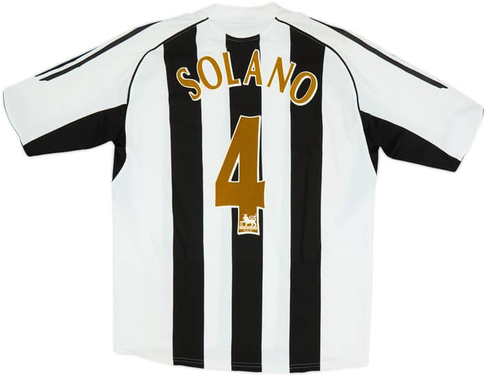 2005-07 Newcastle Home Shirt Solano #4 - 7/10 - (L)