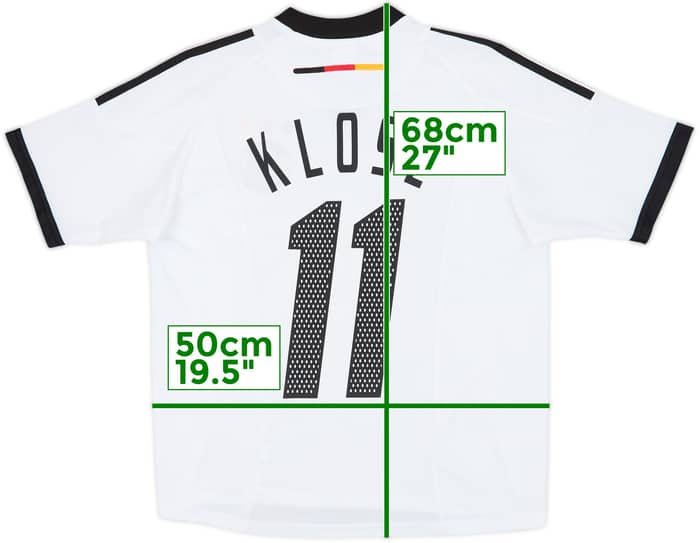 2002-04 Germany Home Shirt Klose #11 - 8/10 - (Y)