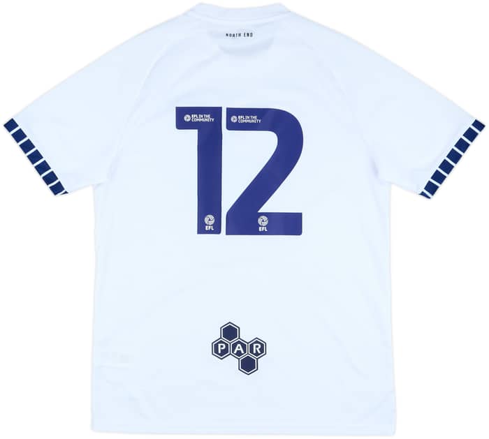 2024-25 Preston North End Match Issue Home Shirt #12