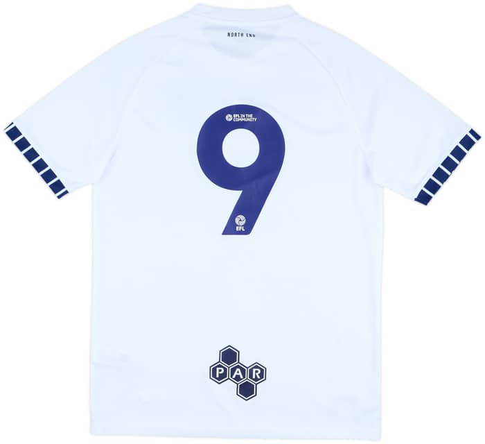 2024-25 Preston North End Match Issue Home Shirt #9
