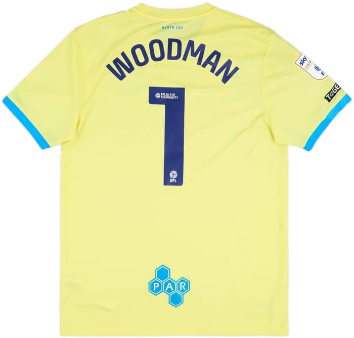 2024-25 Preston North End Match Issue GK Shirt Woodman #1
