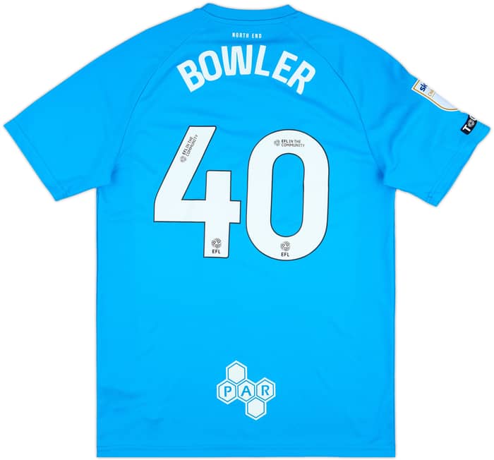 2024-25 Preston North End Match Issue Away Shirt Bowler #40