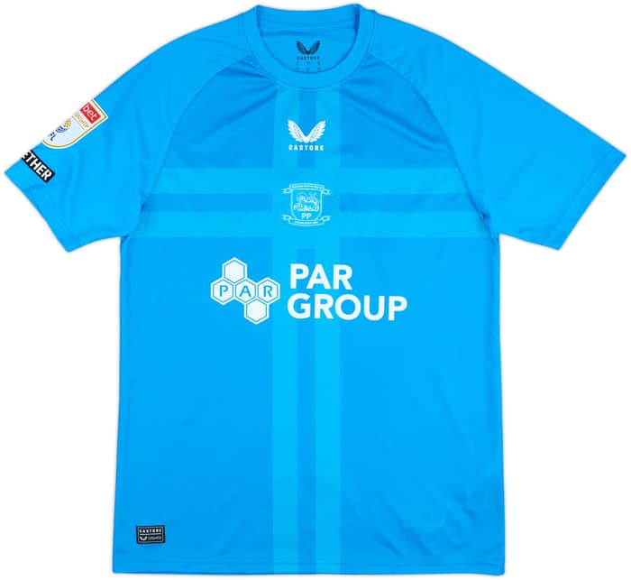 2024-25 Preston North End Match Issue Away Shirt Bowler #40
