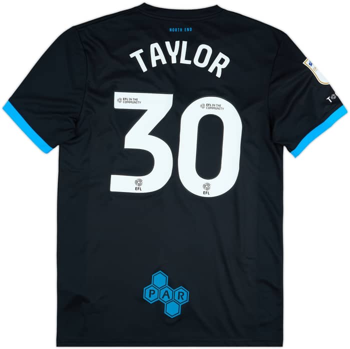 2024-25 Preston North End Match Issue Third Shirt Taylor #30