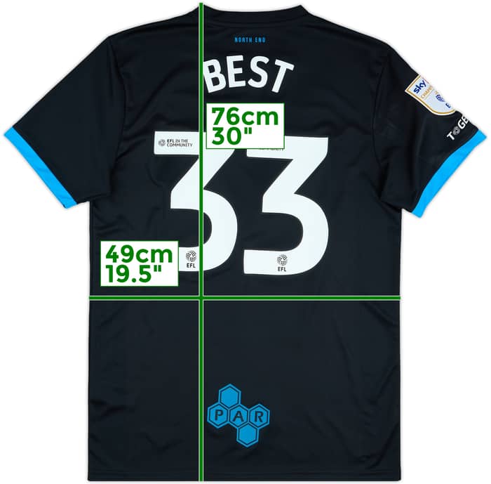 2024-25 Preston North End Match Issue Third Shirt Best #33