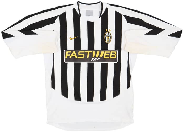 2003-04 Juventus Home L/S Shirt Del Piero #10 - 6/10 - (L)