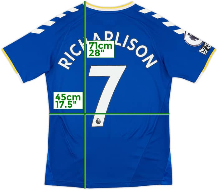 2021-22 Everton Home Shirt Richarlison #7 - 9/10 - (S)